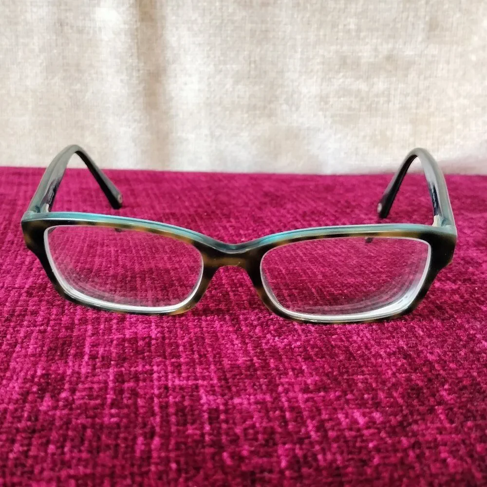 Coach Eyeglasses Frame Dark Tortoise Teal HC6040 Brooklyn 5116 52[]16 135